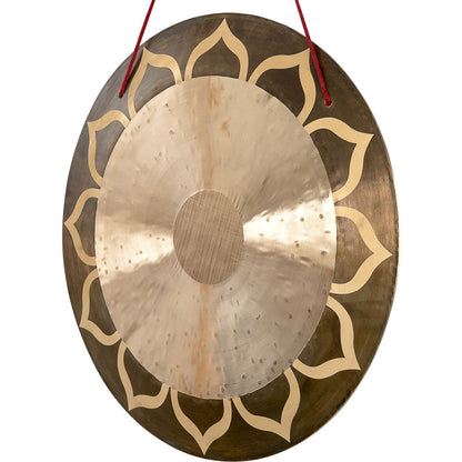 Sela 20" Lotus Handmade Chau Gong with Mallet and Carrying Bag — view 4