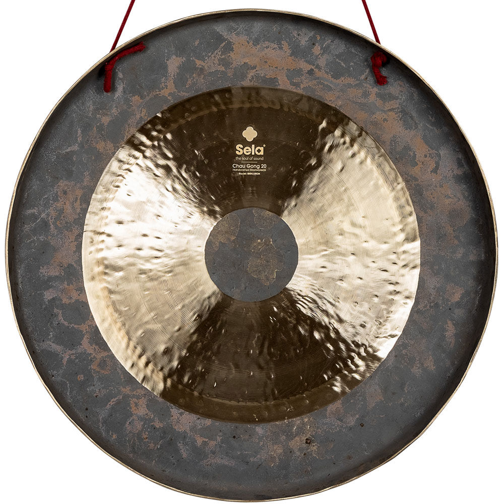 Sela 20" Standard Traditional Handmade Chau Gong with Mallet and Carrying Case — view 4