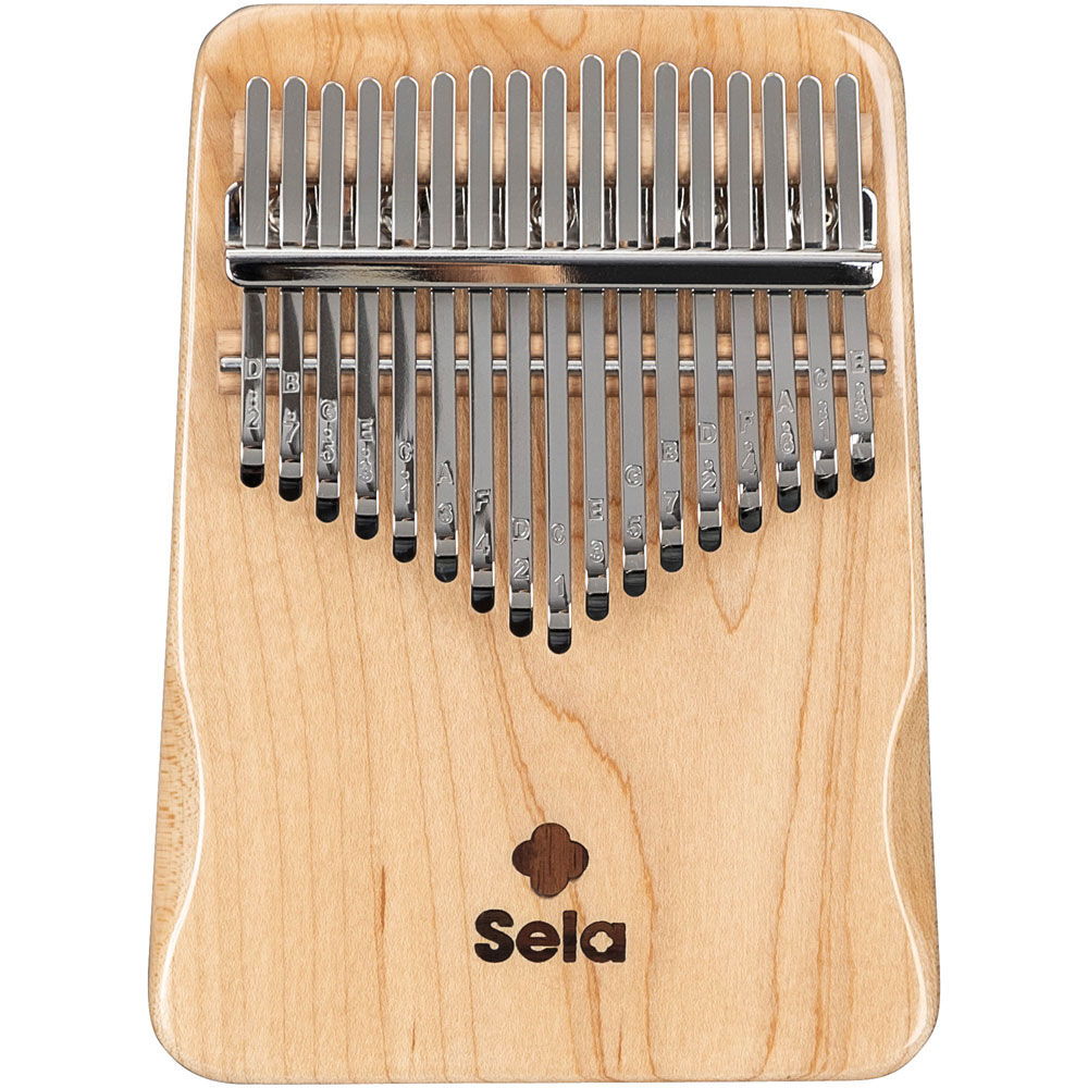 Sela 17-Key Solid Maple Kalimba C Major Range C4 to E6 with Case and Tuning Tools — view 2