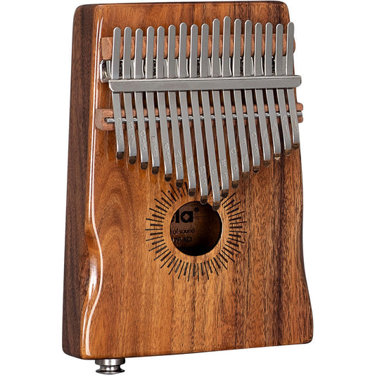 Sela 17-Key Hollow Koa Kalimba with Pickup, Natural Finish, Includes Case, Cleaning Cloth, and Tuning Hammer
