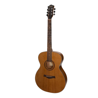 Sanchez SF-18-ACA Acoustic Small Body Guitar Natural Satin Acacia Laminated 6-String Right-Handed