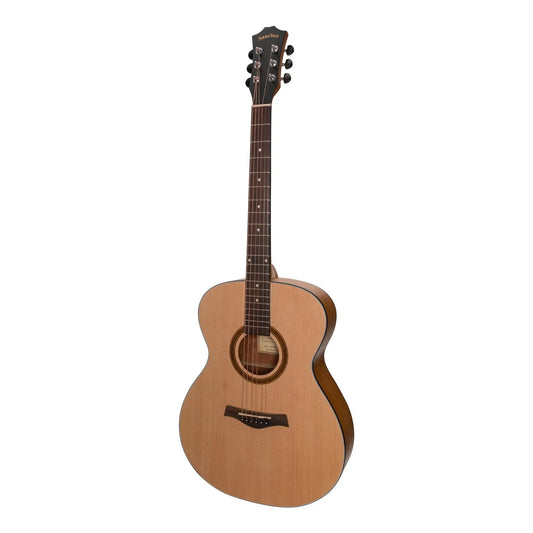Sanchez SF-18-SA Small Body Acoustic Guitar Natural Satin Spruce/Acacia 6 String Right-Handed