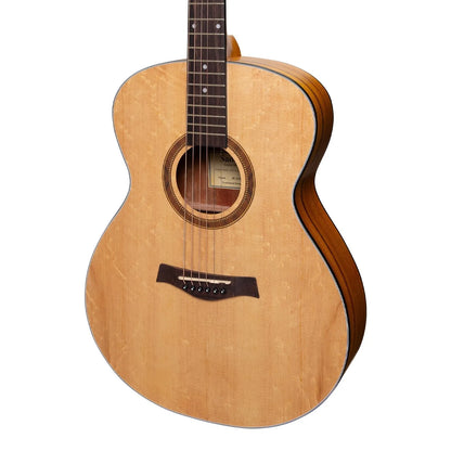 Sanchez SF-18-SK Acoustic Small Body Guitar Natural Satin Spruce/Koa 6-String — view 4