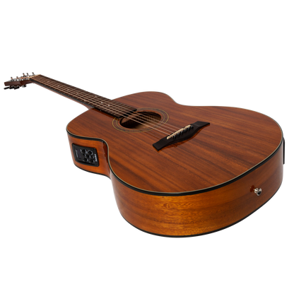 Sanchez SF-18ETG-KOA Acoustic Electric Small Body Guitar Koa Gloss Finish — view 3