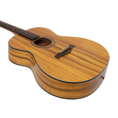Sanchez SF-18L-KOA Left Handed Acoustic Small Body Guitar Natural Satin Koa — view 6