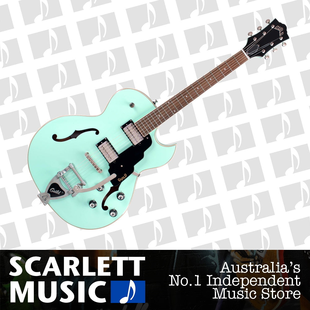 Guild Starfire I SC Semi Hollowbody Electric Guitar Seafoam Green — view 2