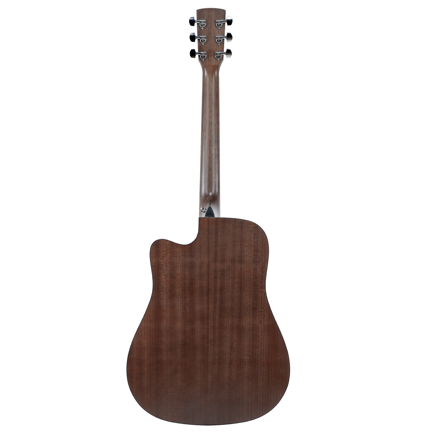 Saga SF600CE-NA Spruce Top Dreadnought Acoustic-Electric Cutaway Guitar with E-4T Pickup and Gig Bag (Natural) — view 2