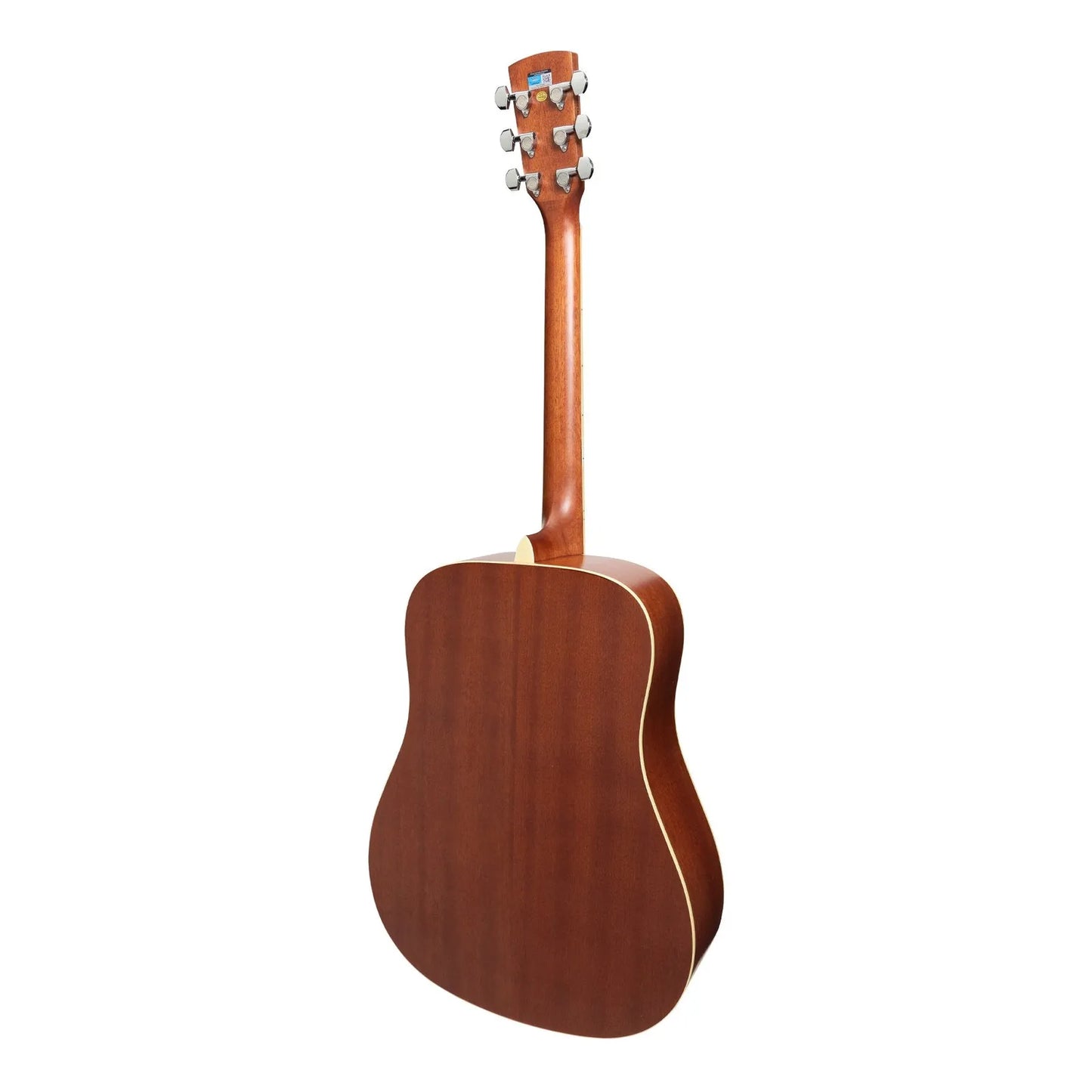 Saga SF700 Solid Spruce Top Acoustic-Electric Dreadnought Guitar Natural Satin — view 2