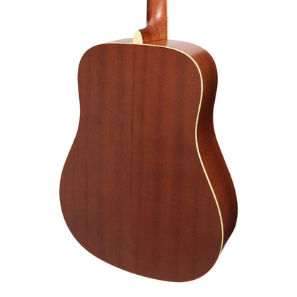 Saga SF700 Solid Spruce Top Acoustic-Electric Dreadnought Guitar Natural Satin — view 5