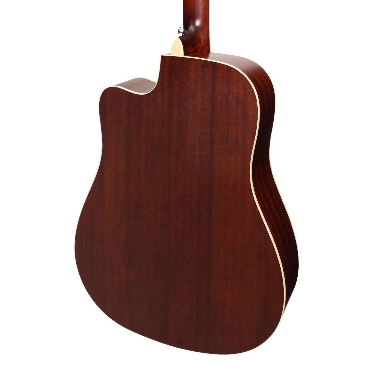 Saga SF700C Solid Spruce Top Acoustic-Electric Dreadnought Cutaway Guitar Natural Satin — view 5