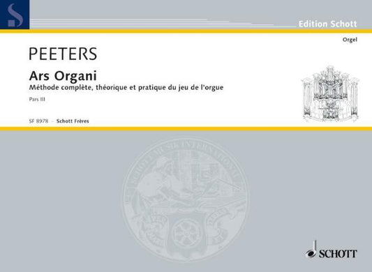 Peeters - Ars Organi Vol 3 (Softcover Book)
