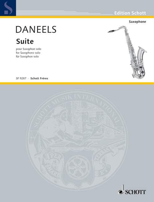 Suite for Saxophone Solo Sheet Music