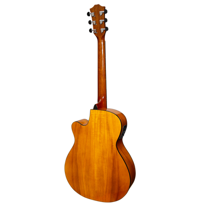 Sanchez SFC-18G-ACA Acoustic-Electric Small Body Cutaway Guitar Gloss Acacia — view 2