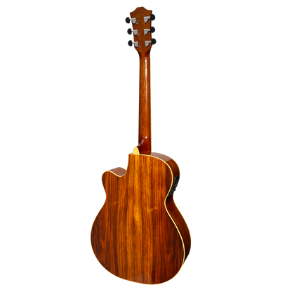 Sanchez SFC-18G-RWD Acoustic-Electric Small Body Cutaway Guitar Gloss Rosewood — view 2