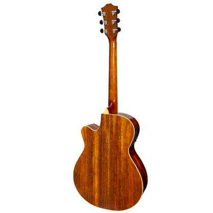 Sanchez SFC-18G-SR Acoustic-Electric Small Body Cutaway Guitar Gloss Spruce/Rosewood — view 2