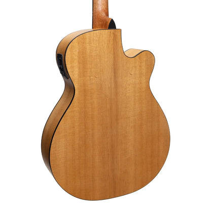Sanchez SFC-18L-SA Left Handed Acoustic-Electric Small Body Cutaway Guitar Natural Satin — view 5