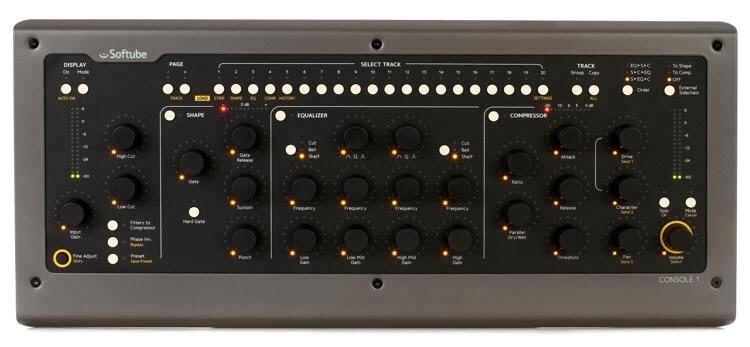 Softube Console 1 MKII - Integrated Hardware/Software Mixer