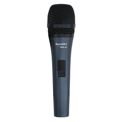 SoundArt SGM-52 Hand-Held Dynamic Microphone with On/Off Switch and Protective Bag — view 2