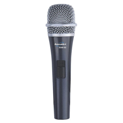 SoundArt SGM-53 Hand-Held Dynamic Microphone with On/Off Switch and Protective Bag — view 2