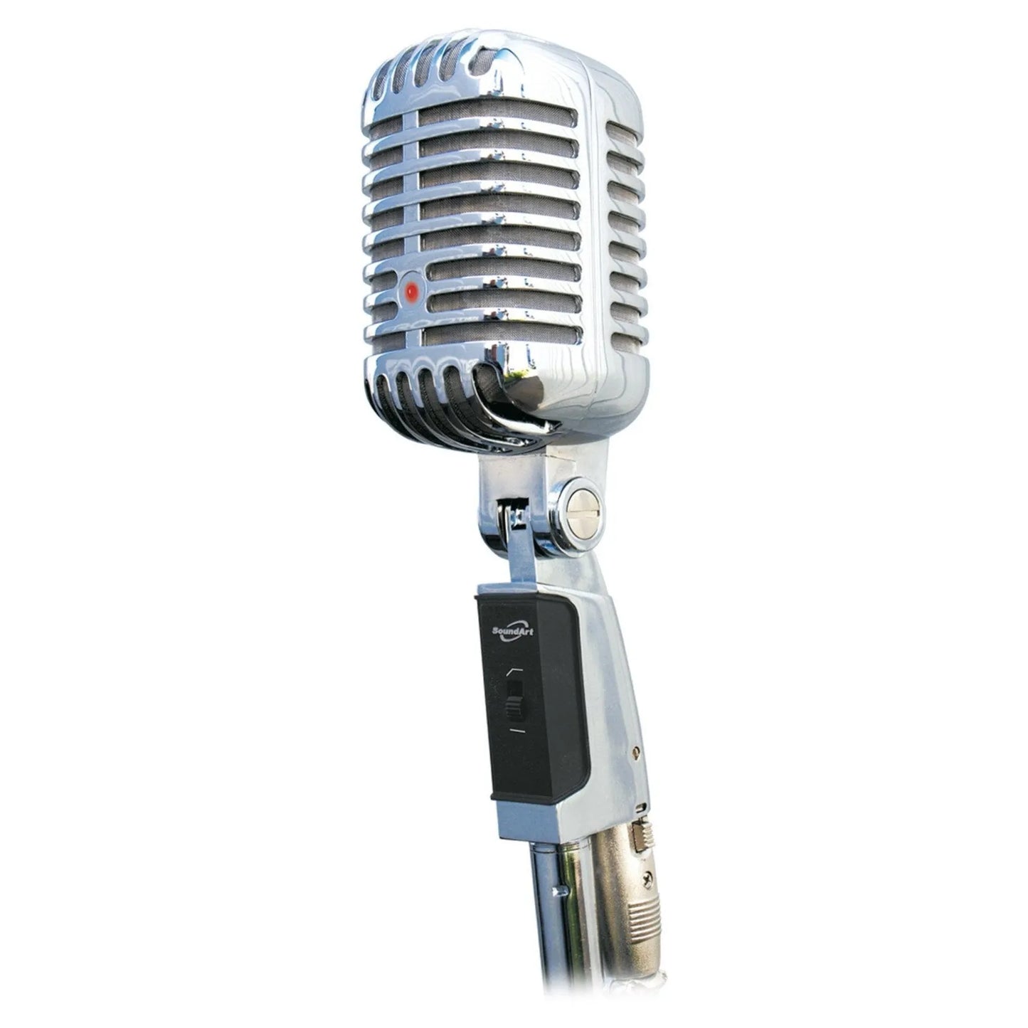 SoundArt Vintage Condenser Microphone with Deluxe Carry Case - SGM-V50C-CHR
