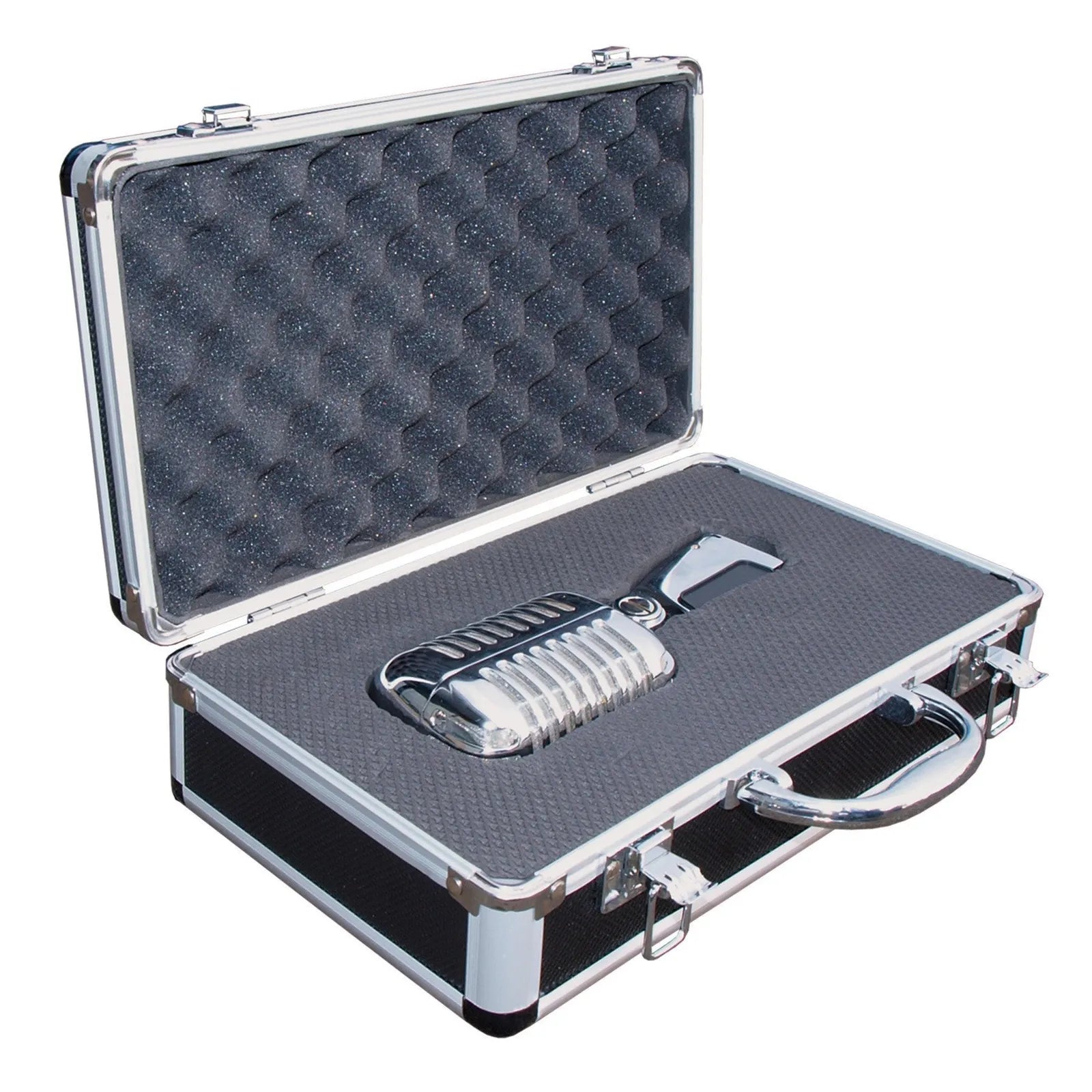 SoundArt Vintage Condenser Microphone with Deluxe Carry Case - SGM-V50C-CHR — view 2