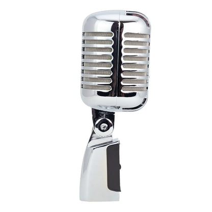 SoundArt Vintage Dynamic Microphone with Deluxe Carry Case - Chrome Plated, Uni-Directional, XLR Connector, Frequency Response 50Hz-16kHz — view 2
