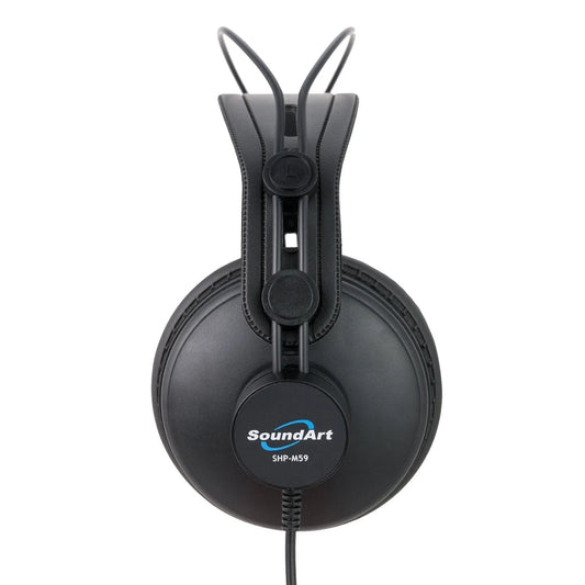 SoundArt M-Series Closed Back Studio Headphones with 50mm Driver, 10Hz-30KHz Frequency Range, 32 Ohms Impedance, 98dB Sensitivity