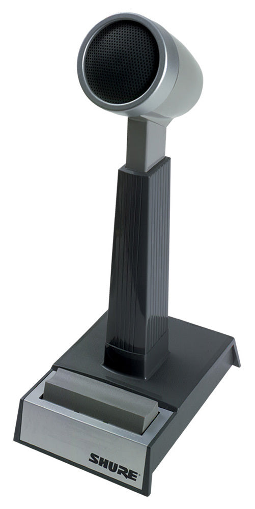 Shure 450 Series II Dynamic Desktop Microphone with Omnidirectional Pickup and Locking PTT Switch
