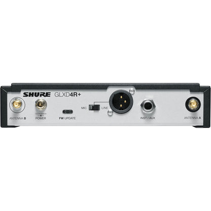 Shure GLXD24R+/B58 Dual Band Digital Handheld Wireless Rack System with BETA58A Microphone — view 3