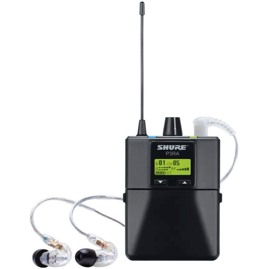 Shure P3RA Wireless Bodypack Receiver for PSM300 System with LCD, EQ, MixMode, and 24-bit Audio Processing — view 5