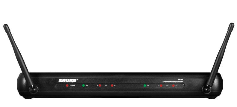 Shure SVX1288/CVL Dual Channel Combo Wireless System with PG58 Handheld & CVL Lavalier Microphone — view 5