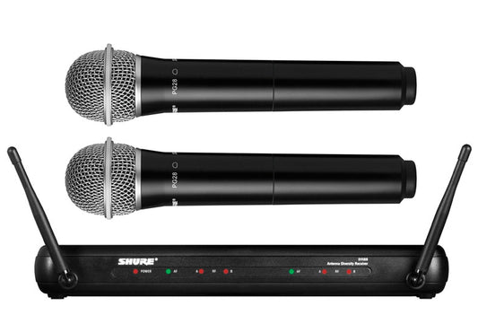 Shure SVX288/PG28 Dual Channel Handheld Wireless System - PG28 Handheld (2)