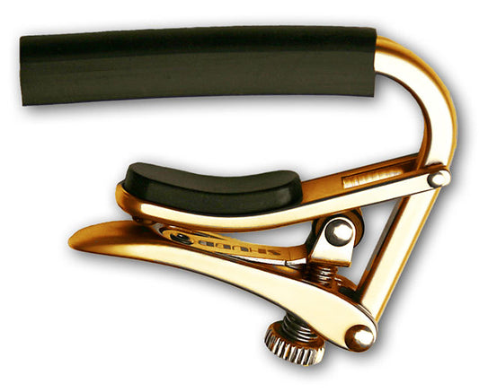 Shubb C1 Royale Steel String Guitar Capo Gold Titanium Finish