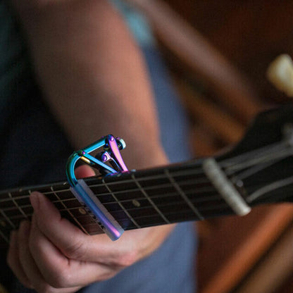 Shubb C1 Royale Steel String Guitar Capo Paua Pearl Finish — view 6