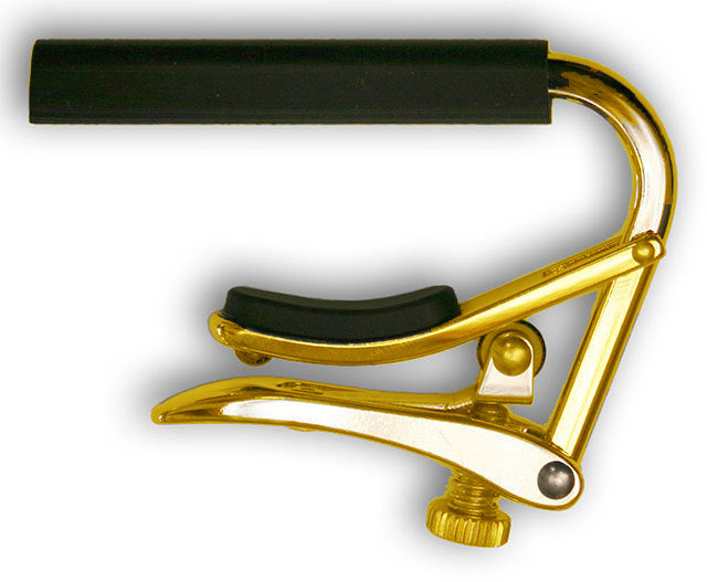 Shubb C2 Royale Gold Titanium Nylon String Guitar Capo for 2.25" Flat Fretboard