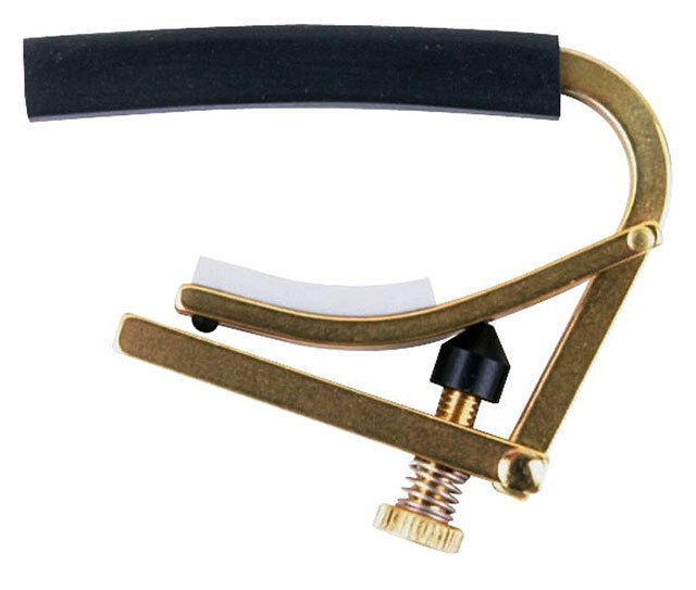 Shubb C3 Standard Original 12-String Acoustic Guitar Capo in Unplated Brass