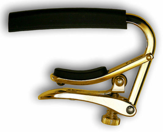 Shubb C3 Royale 12-String Guitar Capo Gold Titanium Finish