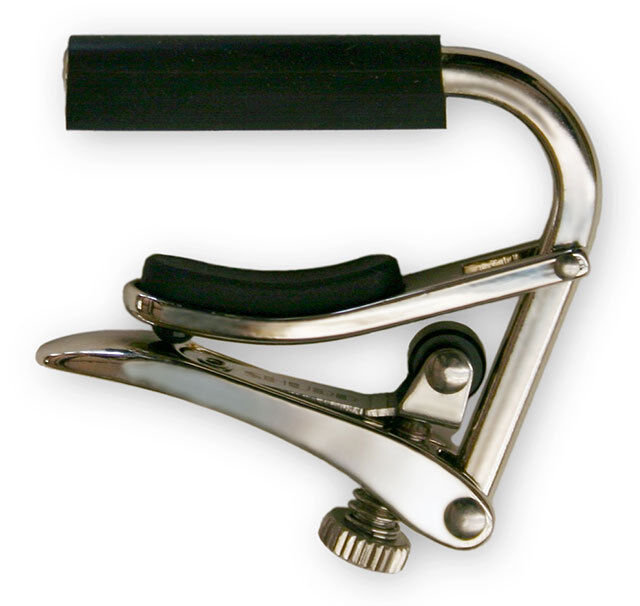 Shubb C5 Standard Banjo Capo with Roller Design in Nickel Finish