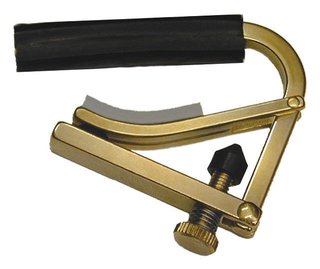 Shubb C9B Ukulele Capo - Plain Brass, Fits Tenor, Soprano, Concert, Baritone