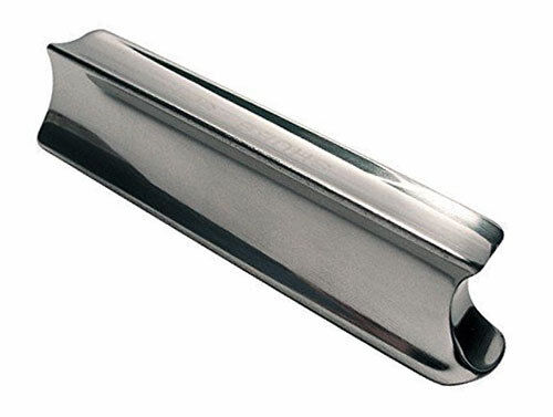 Shubb SP1 Solid Stainless Steel Guitar Steel - 3-3/8" Length, Semi-Bullet Tip, Cutaway Design, 5oz Weight