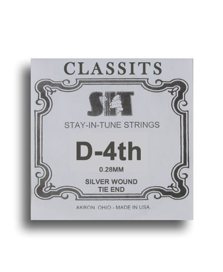 SIT Classits Silver Wound Classical Guitar Single String (D-4th)