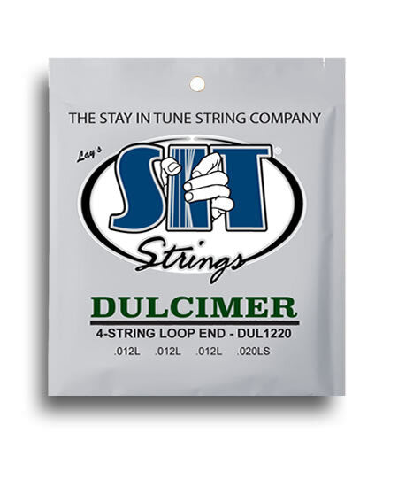 SIT 4-String Dulcimer String Set with Loop Ends (Light Gauge .012L, .020LS)