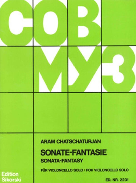 Sonata Fantasy For Cello Solo
