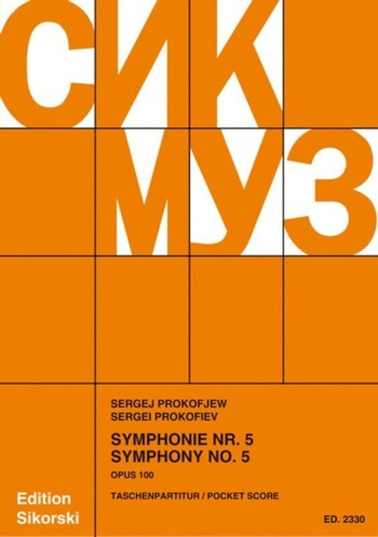 Prokofieff - Symphony No 5 Op 100 Study Score