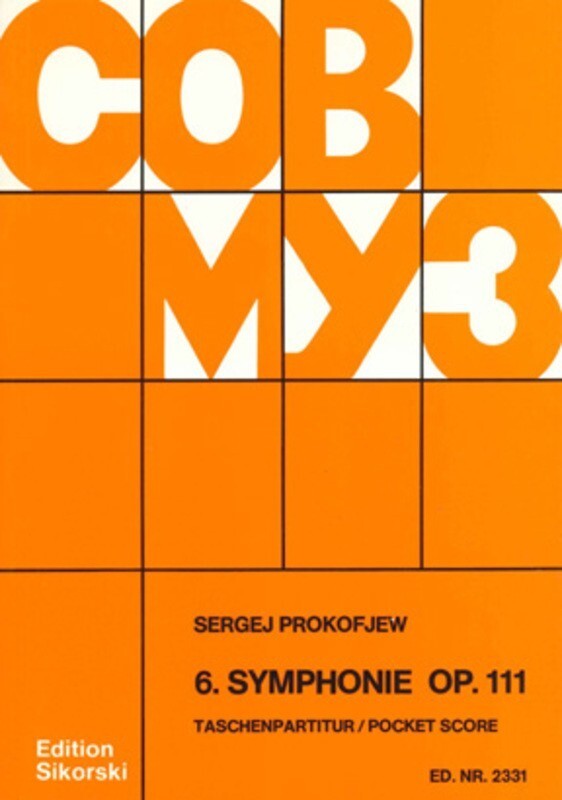 Prokofieff - Symphony No 6 Op 111 Study Score