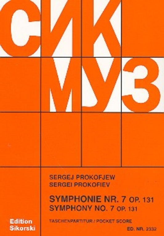 Prokofieff - Symphony No 7 Op 131 Study Score