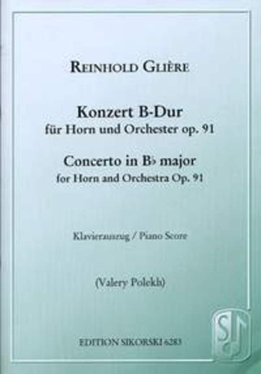 Gliere - Concerto Op 91 For French Horn/Piano (Sikorski)