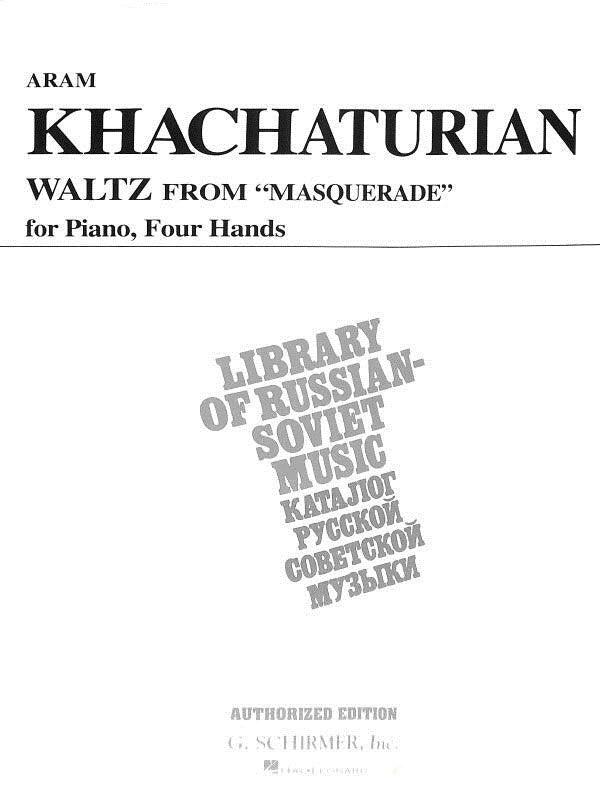 Waltz From Masquerade Pd 1P 4H
