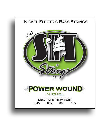 SIT Power Wound Medium Light Nickel Electric Bass String Set 45-105