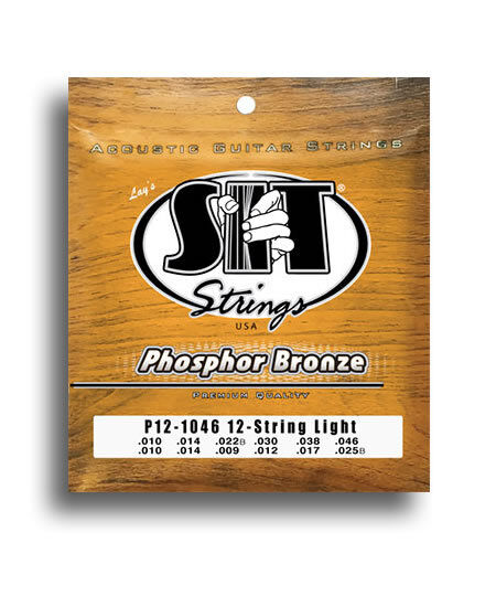 SIT 92/8 Phosphor Bronze Light 12-String Acoustic Guitar String Set (10-46)